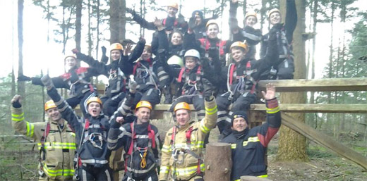 Klimbos ontvangt vrijwillige brandweer