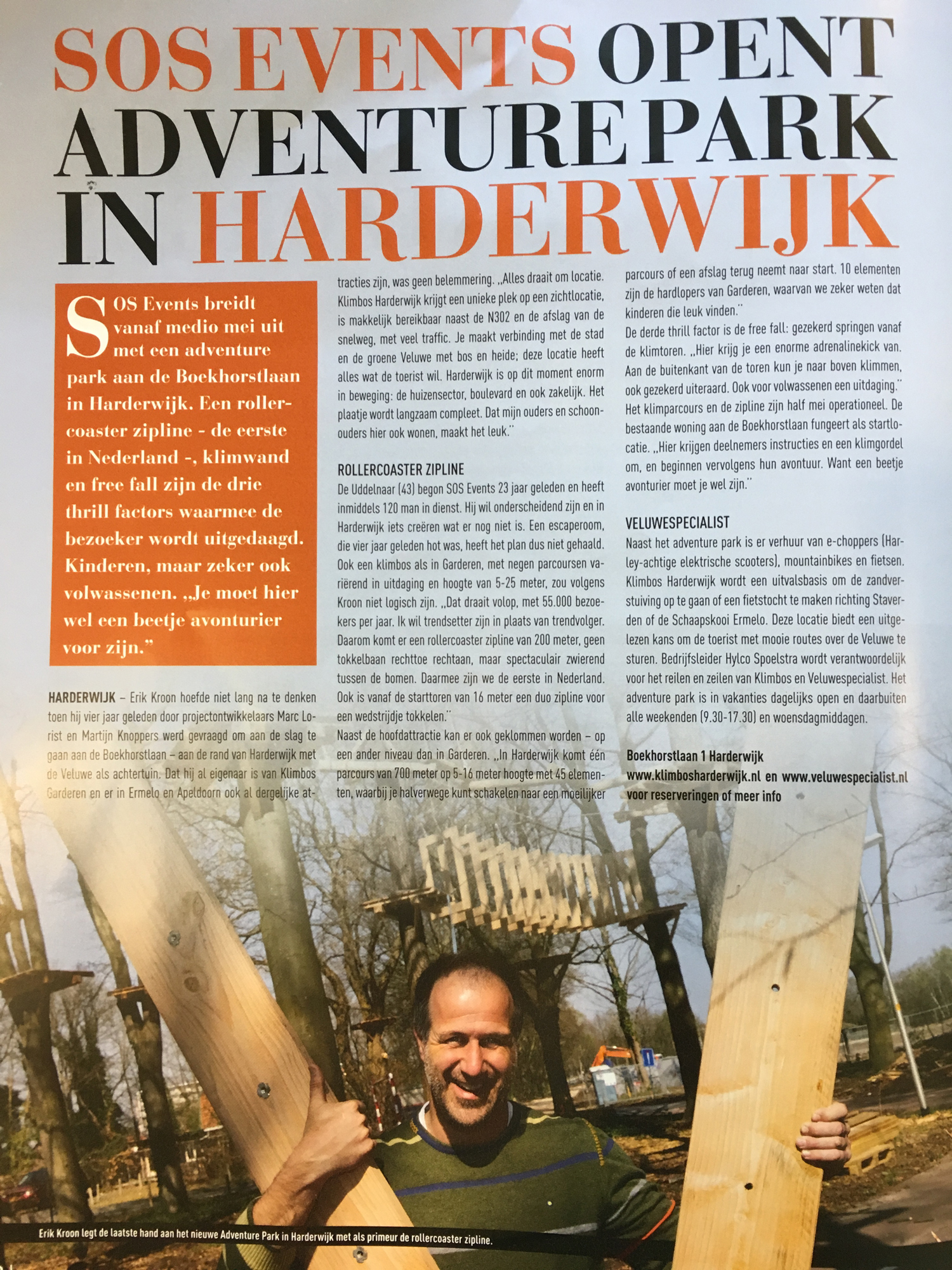 Adventurepark Harderwijk in Stad in Bedrijf